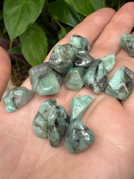 Tumbled Emerald~Bulk Stones~Ledford’s Minerals