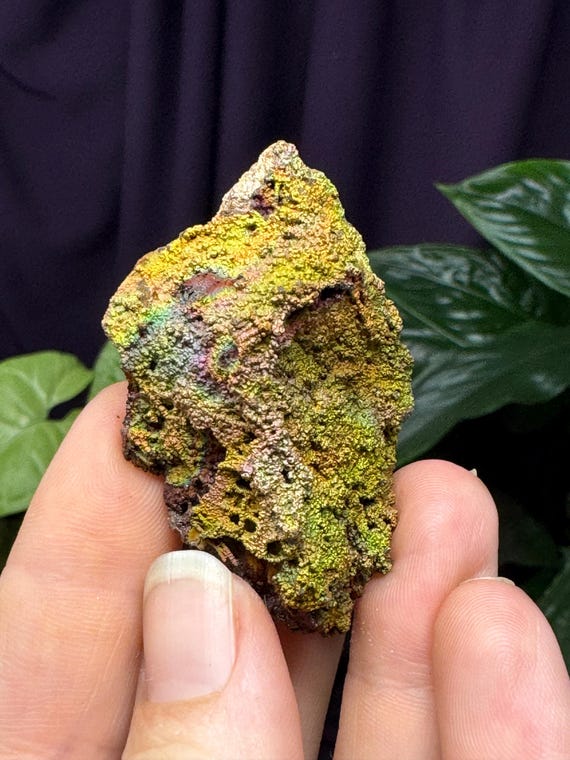 Colorful Quartz with Rainbow Iridescent Hematite~Graves Mountain Mine~Lincoln County, GA~Ledford’s Minerals