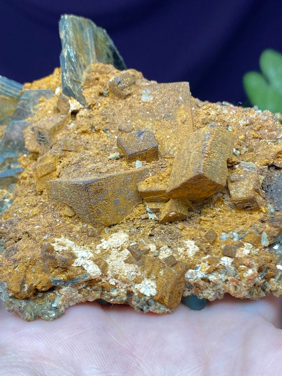 Hiddenite North Carolina Limonite With Green Mica and Red Rutile~Ex Terry Ledford Collection~Nature Made Goods~Ledford's Minerals