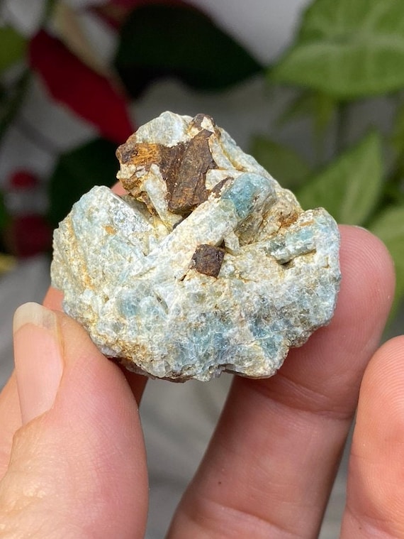 North Carolina Beryl Cluster with Limonite