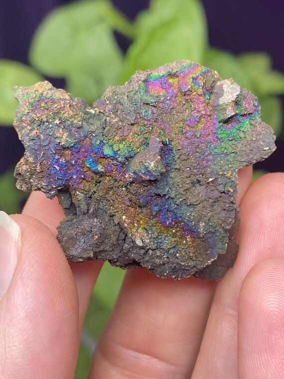 Colorful Graves Mountain Turgite with Iridescent Hematite