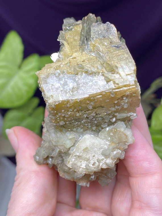 Aesthetic North Carolina Siderite with Calcite and Mica~Ex Terry Ledford Collection~Nature Made Goods~Ledford's Minerals