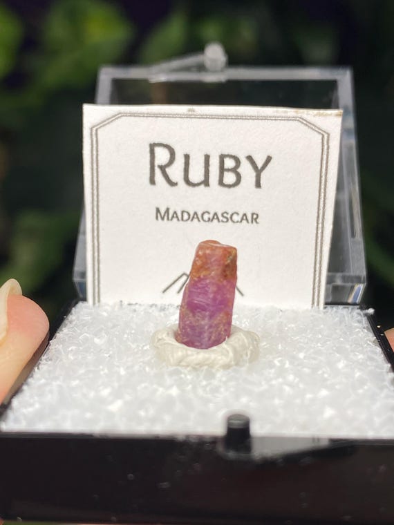 UV Reactive Madagascar Ruby Thumbnail~Nature Made Goods~Ledford's Minerals