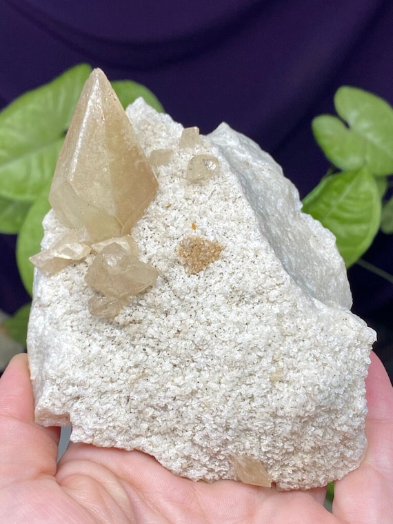 Nally Gibson Quarry Kentucky Dogtooth Calcite on Barite