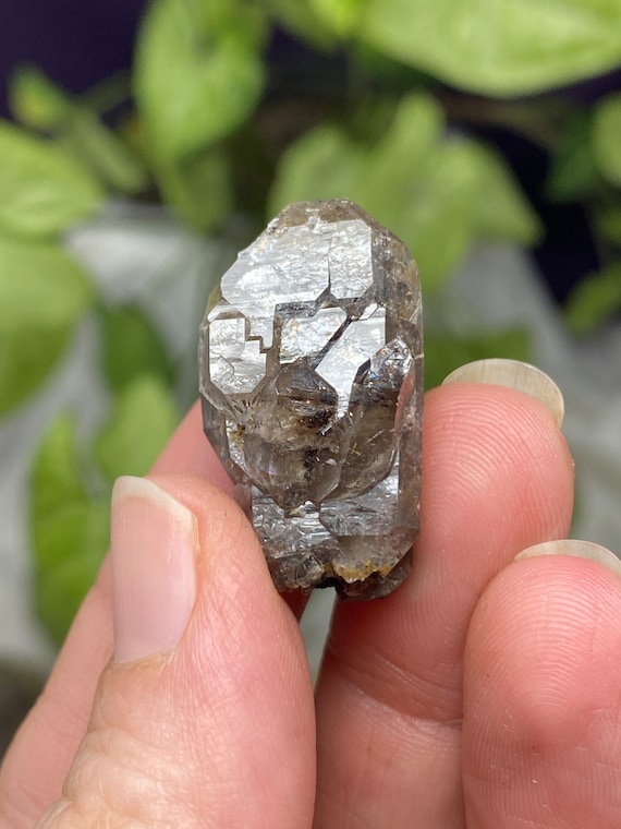 Lustrous Double Terminated Herkimer Diamond Scepter