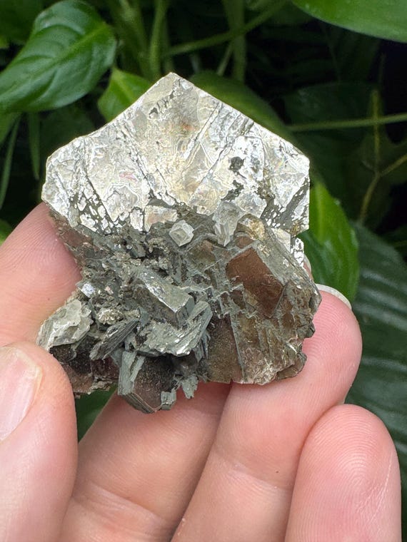 Mica with Calcite~North American Emerald Mine~Hiddenite, North Carolina~Ledford’s Minerals