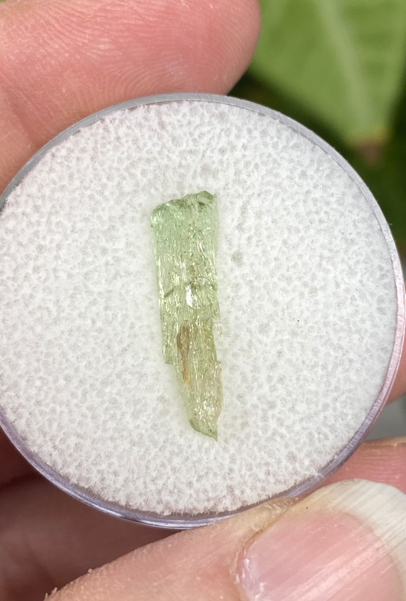 Rare Chromium Green North Carolina Hiddenite Crystal