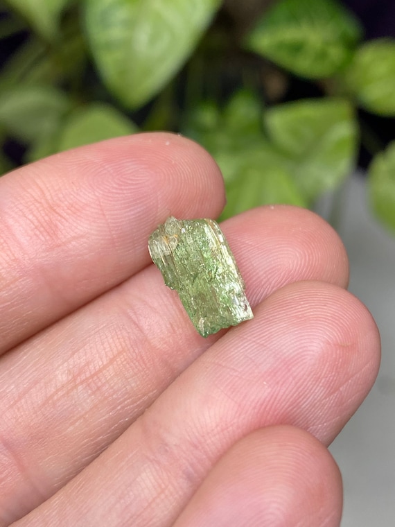 Rare Chromium Green North Carolina Hiddenite Crystal