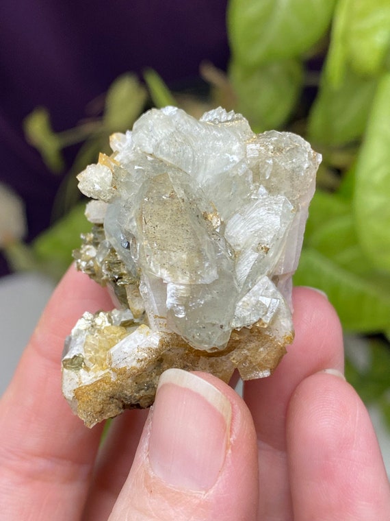 Unique North Carolina Emerald Mine Calcite with Siderite and Rutile