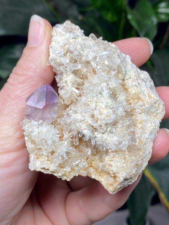Lustrous Jackson’s Crossroads Amethyst with Druzy
