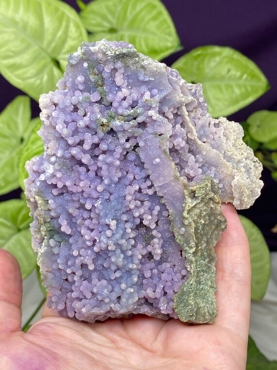Lustrous BiColor Grape Agate