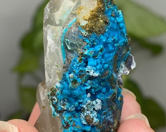Vibrant Quartz With Chrysocolla, Peru