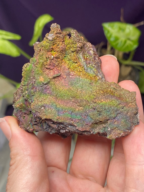 Colorful Graves Mountain Quartz with Iridescent Hematite~Ex Terry Ledford Collection~Nature Made Goods~Ledford's Minerals