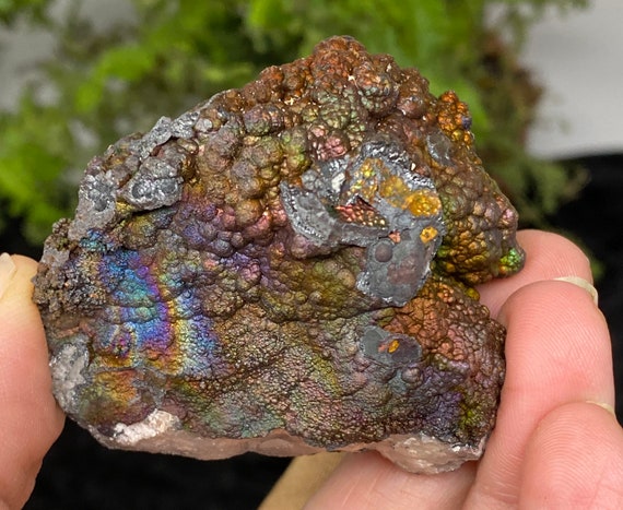 Graves Mountain Quartz With Iridescent Hematite