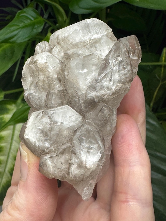 Hiddenite Quartz Cluster Crystal, Ex Terry Ledford Collection
