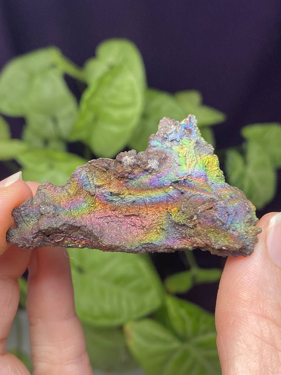 Colorful Graves Mountain Quartz with Iridescent Hematite