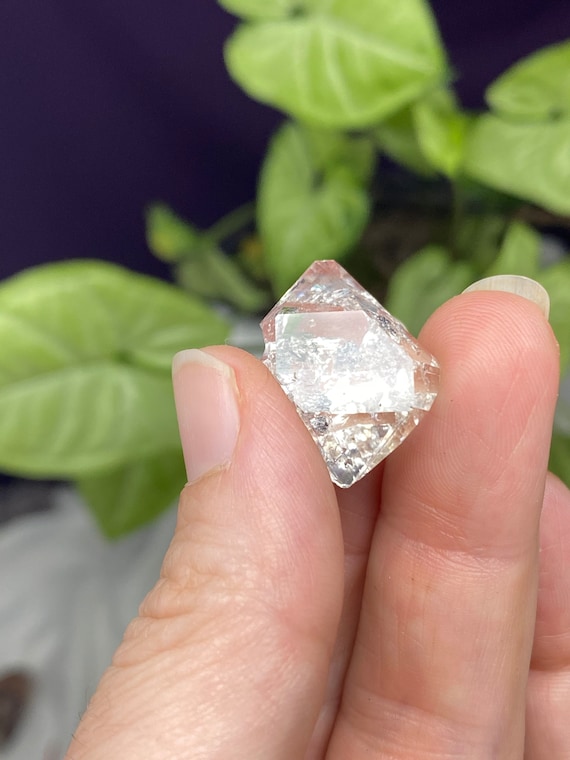 Lustrous Double Terminated Herkimer Diamond