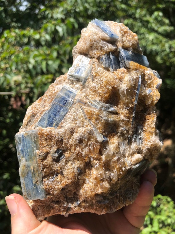 North Carolina Kyanite in Quartz matrix