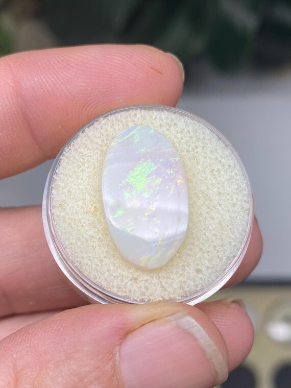 Beautiful Oval Ethiopian Opal Cabachon  Stone~Nature Made Goods~Ledford's Minerals