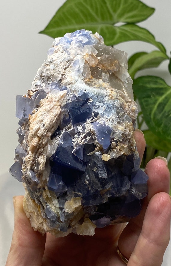 Blanchard Mine Blue Fluorite and Barite