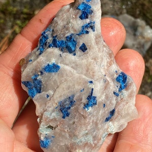 Lazulite met Pyriet Pakket