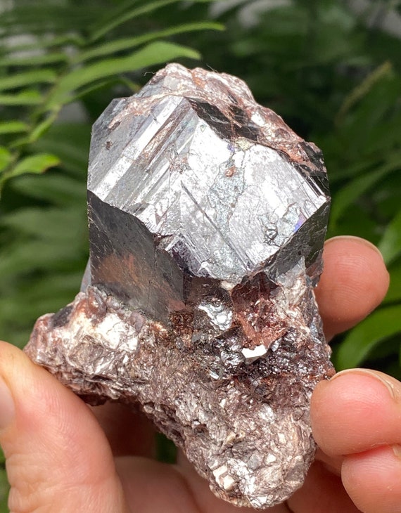 Graves Mountain Red Rutile on Matrix