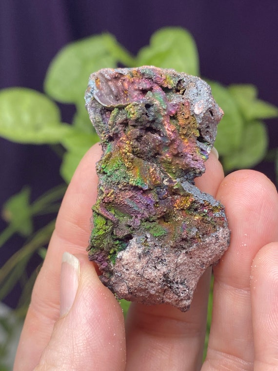 Colorful Graves Mountain Turgite and Iridescent Hematite