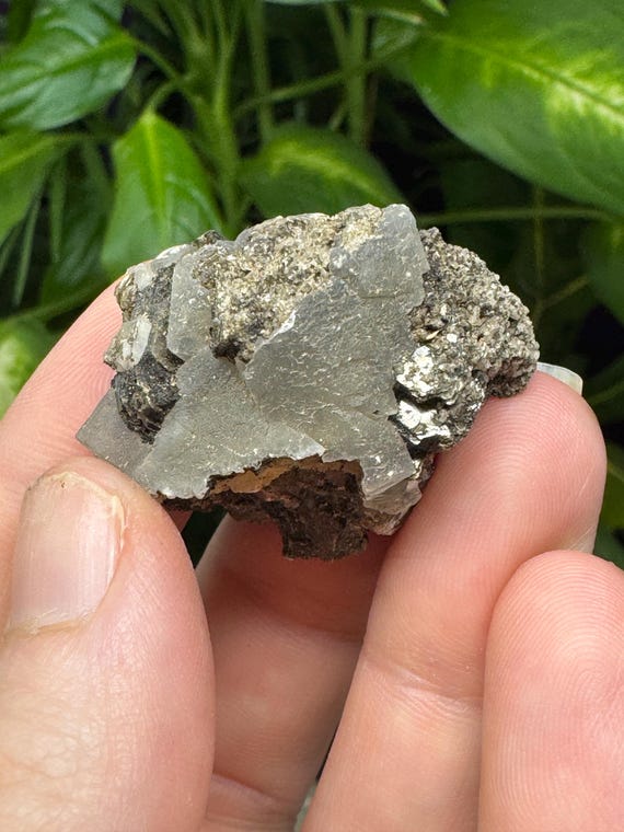 Calcite and Mica~Hiddenite, NC~NAEM~Ex Terry Ledford ~Ledford’s Minerals