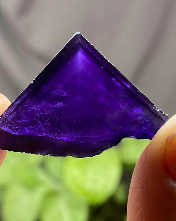 Illinois Fluorite with UV Reactive Petroleum Inclusions