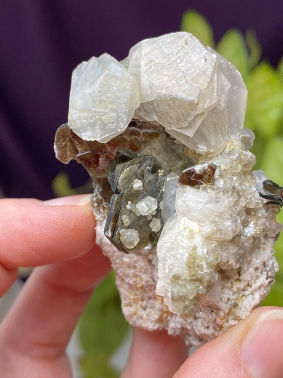 North Carolina Emerald Mine Calcite, Mica and Rutile