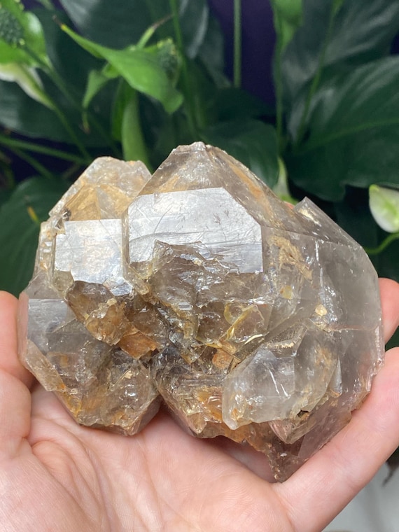 Lustrous Large North Carolina Emerald Mine Quartz with Mud Inclusions