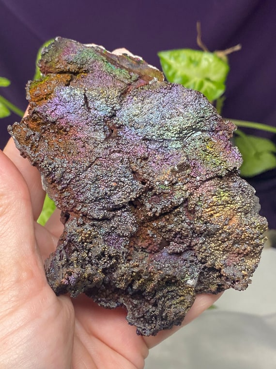 Colorful Graves Mountain Quartz with Iridescent Hematite~Ex Terry Ledford Collection~Nature Made Goods~Ledford's Minerals