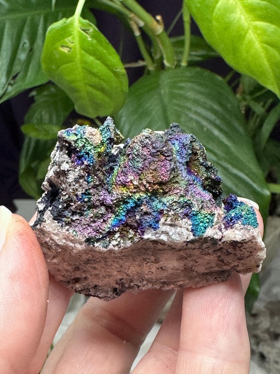 Quartz With Iridescent Hematite~Graves Mountain~Lincolnton GA~Ledford’s Minerals
