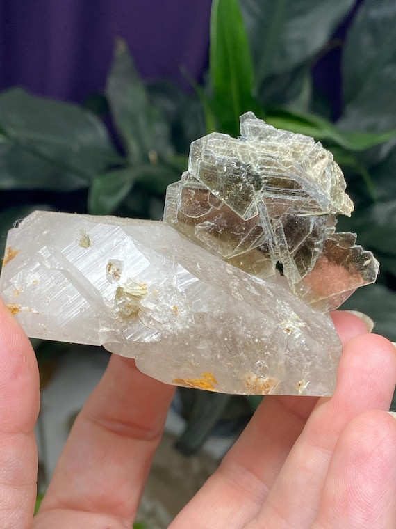 North American Emerald Mine Quartz with Mica and Inclusions