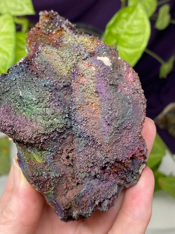 Colorful Graves Mountain Quartz With Rainbow Iridescent Hematite