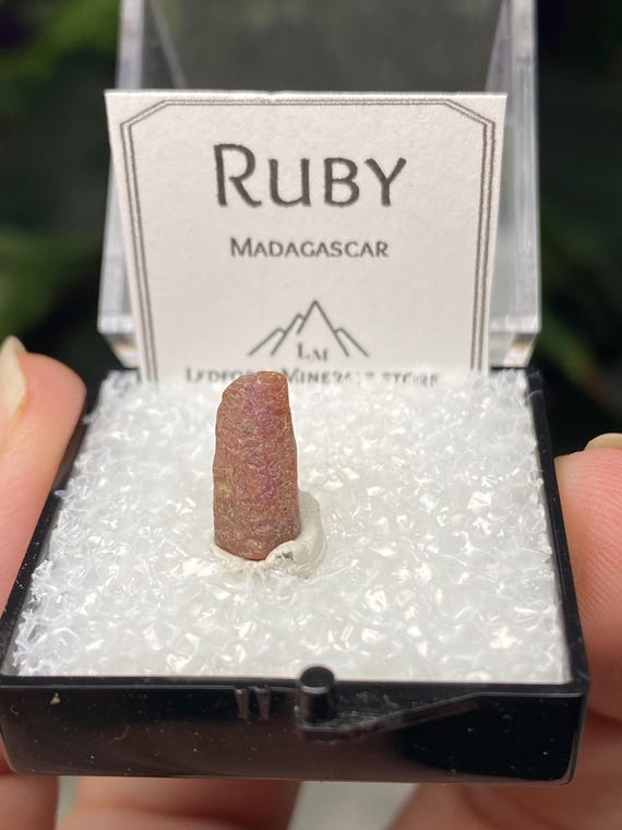 UV Reactive Madagascar Ruby Thumbnail~Nature Made Goods~Ledford's Minerals