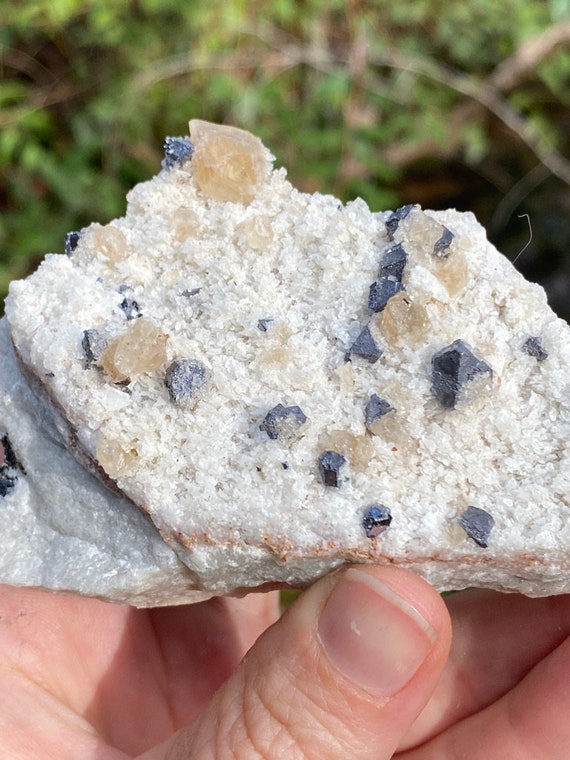 Georgetown Quarry Scott Co KY Galena, Calcite, and Barite