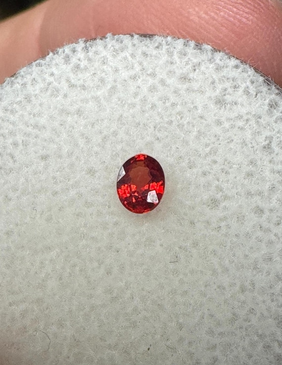 Oval Garnet Gemstone~Crystalline Dream Minerals~Ledfords Minerals