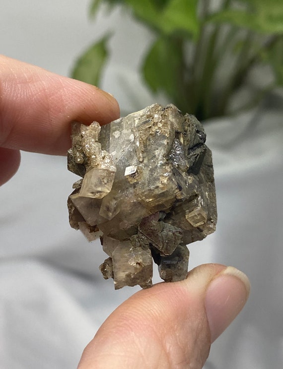 Sidderite with Rutile, Quartz, and Mica