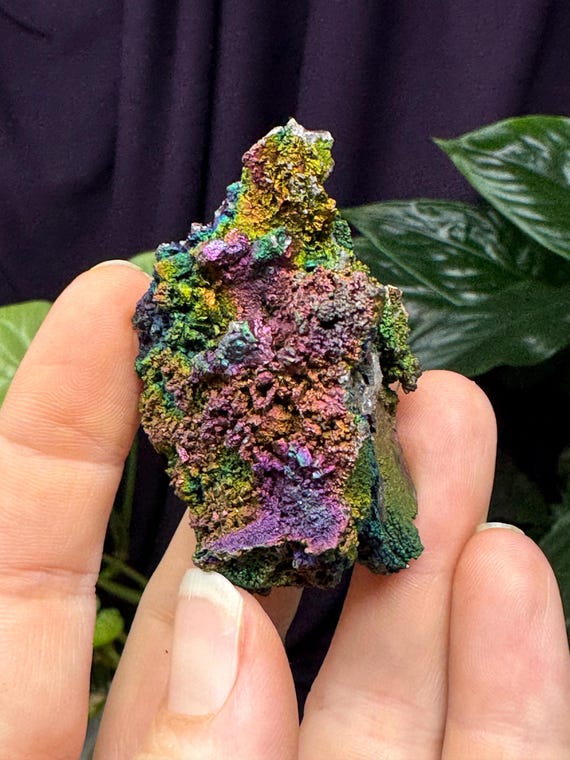 Colorful Quartz with Rainbow Iridescent Hematite~Graves Mountain Mine~Lincoln County, GA~Ledford’s Minerals