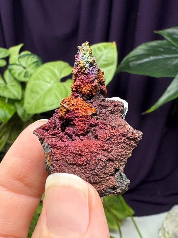 Super Colorful Graves Mountain Quartz with Rainbow Iridescent Hematite