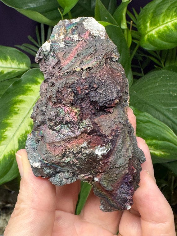 Colorful Graves Mountain Quartz with Iridescent Hematite~Ex Terry Ledford Collection~Nature Made Goods~Ledford's Minerals