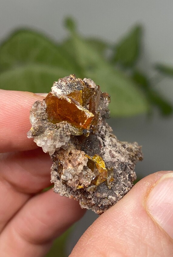 Vibrant Orange Red Cloud Wulfenite Cluster