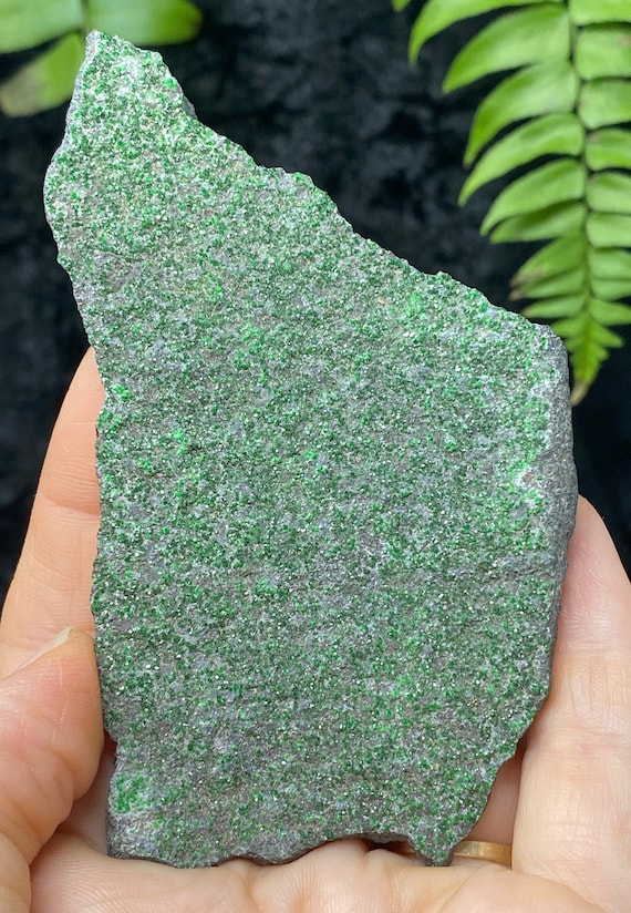 Vibrant Russian Uvarite Garnets