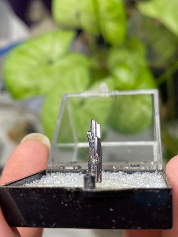 Hiddenite North Carolina Adams Farm Red Rutile Thumbnail