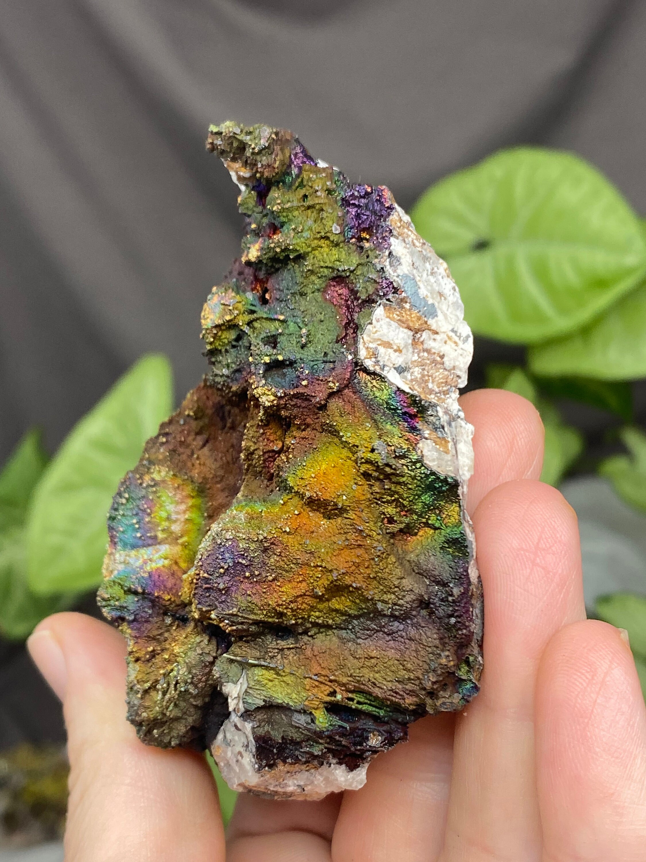 Iridescent hematite crystals deals