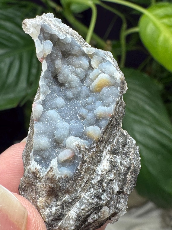 Quartz after Wulfenite Pseudomorph on Chalcedony~The Finch Mine, Gila County, Arizona~Ledford’s Minerals