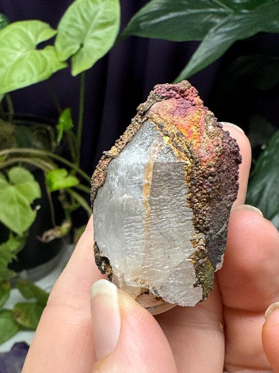 Colorful Quartz with Rainbow Iridescent Hematite~Graves Mountain Mine~Lincoln County, GA~Ledford’s Minerals