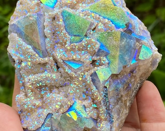 Diana Maria Aura Fluorite with Quartz