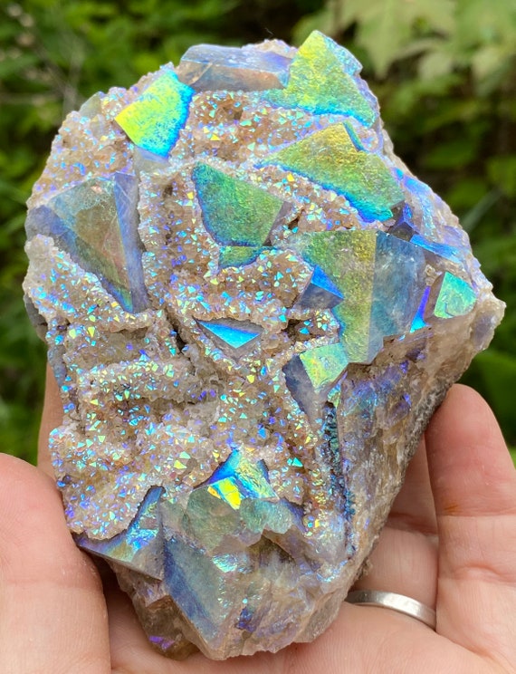Diana Maria Aura Fluorite with Quartz